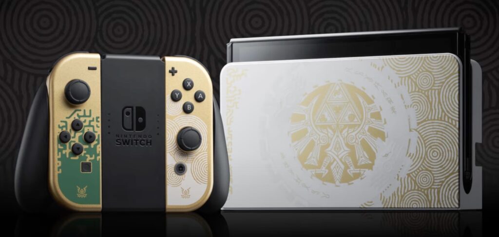 Nintendo Switch collector « The Legend of Zelda: Tears of the Kingdom » // Source : Nintendo Nintendo Switch collector « The Legend of Zelda: Tears of the Kingdom » // Source : Nintendo