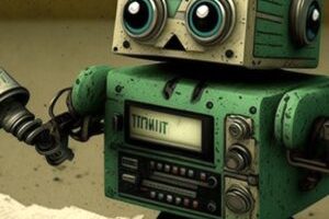 Si ChatGPT était un vrai petit robot ? // Source : Midjourney/Numerama