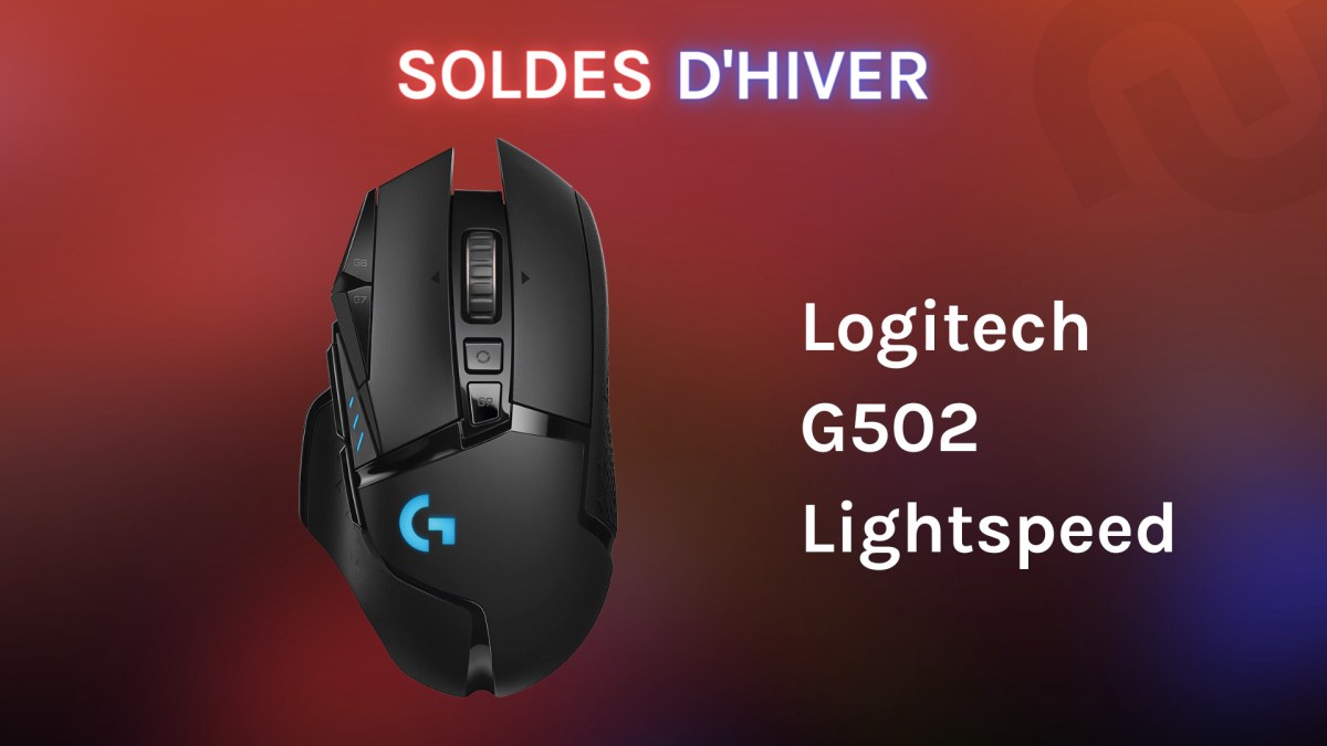 Logitech G502 Lightspeed // Source : Numerama Logitech G502 Lightspeed // Source : Numerama