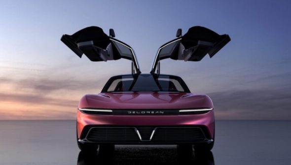 Deorean Alpha5 launch edition // Source : DeLorean Deorean Alpha5 launch edition // Source : DeLorean