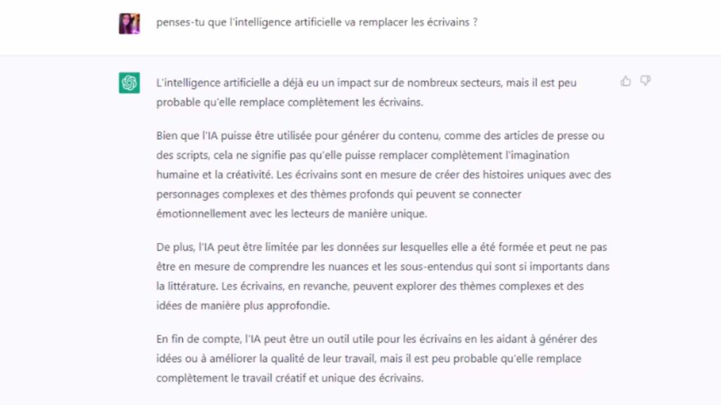 ChatGPT pourra-t-il nous remplacer ? // Source : Christelle Lebailly ChatGPT pourra-t-il nous remplacer ? // Source : Christelle Lebailly
