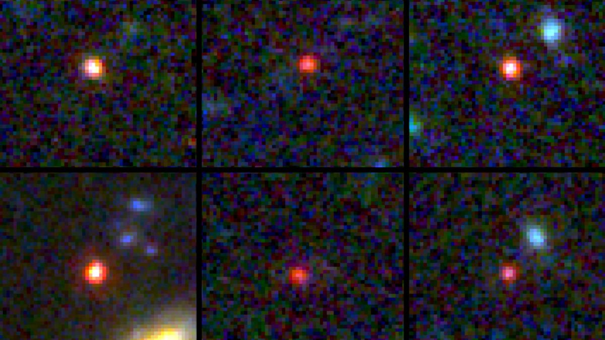 Les galaxies dénichées par James Webb. // Source : NASA, ESA, CSA, I. Labbe (Swinburne University of Technology) Les galaxies dénichées par James Webb. // Source : NASA, ESA, CSA, I. Labbe (Swinburne University of Technology)