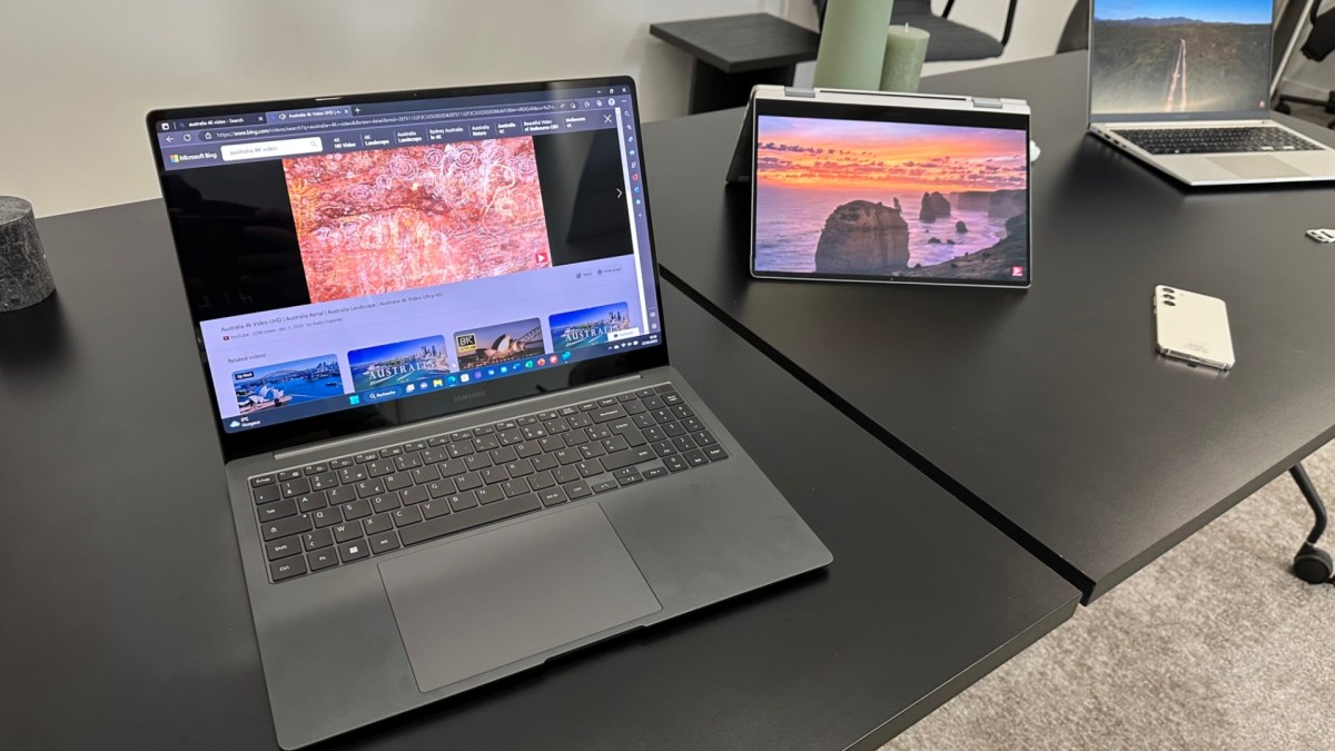 Les Samsung Galaxy Book 3. // Source : Numerama Les Samsung Galaxy Book 3. // Source : Numerama