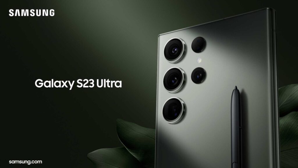 Le Galaxy S23 Ultra // Source : Samsung. Le Galaxy S23 Ultra // Source : Samsung.