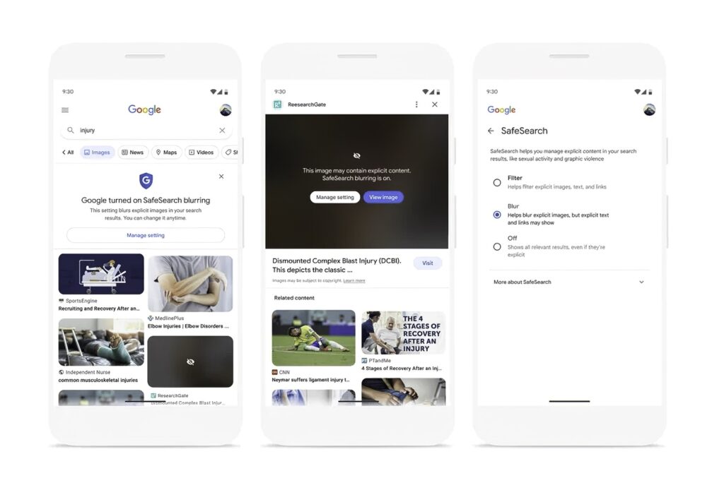 Google Images blur Google Images blur