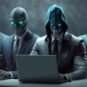 Des hackers font passer un entretien d'embaucehe // Source : Midjourney/Numerama Des hackers font passer un entretien d'embaucehe // Source : Midjourney/Numerama