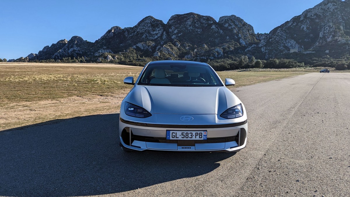 La Hyundai Ioniq 6 // Source : Raphaelle Baut pour Numerama