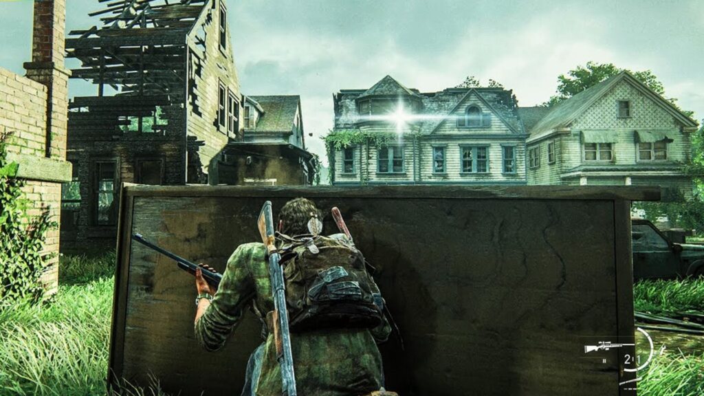 Joel contre le sniper dans le jeu. // Source : Naughty Dog Joel contre le sniper dans le jeu. // Source : Naughty Dog