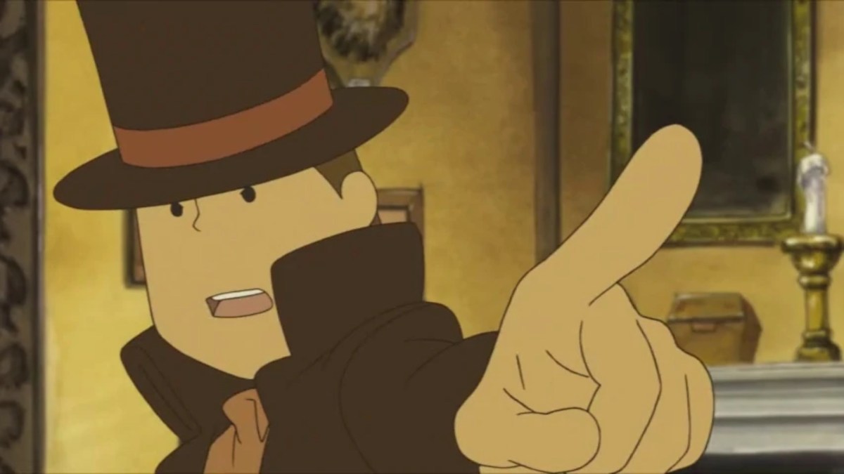 Le Professeur Layton, lors d'une révélation. // Source : Take-5 Le Professeur Layton, lors d'une révélation. // Source : Take-5