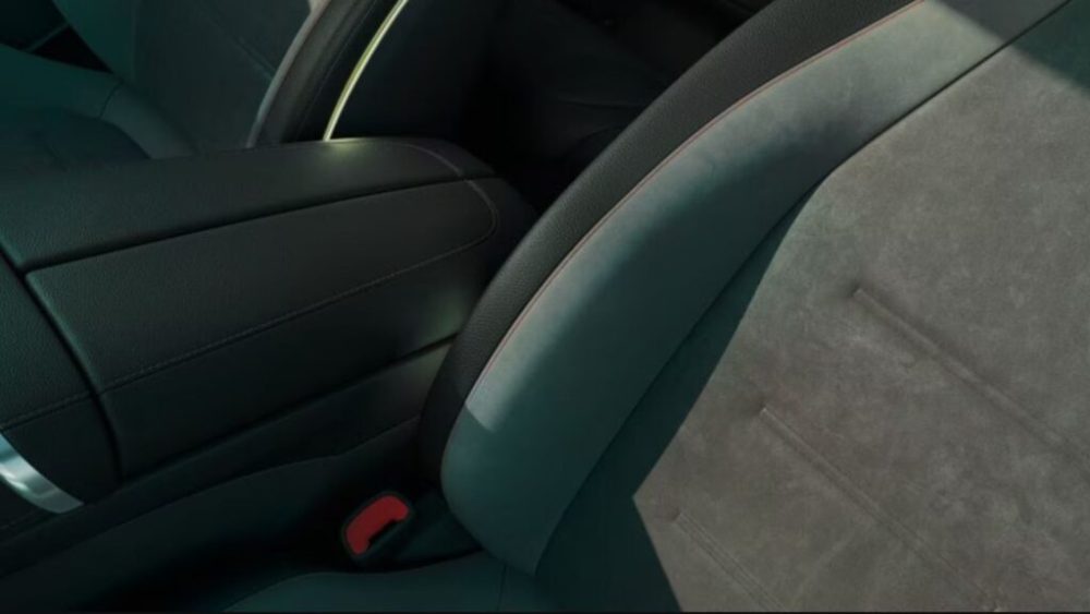 Siège avant de la Mercedes EQE // Source : Mercedes Siège avant de la Mercedes EQE // Source : Mercedes