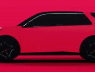 Teaser de la future Nissan Micra EV // Source : Nissan Teaser de la future Nissan Micra EV // Source : Nissan