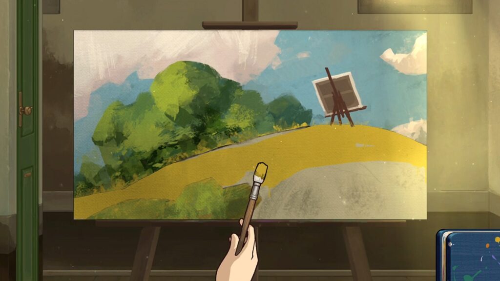 Le jeu vous proposera régulièrement de mettre la main à la peinture // Source : nintendo Le jeu vous proposera régulièrement de mettre la main à la peinture // Source : nintendo