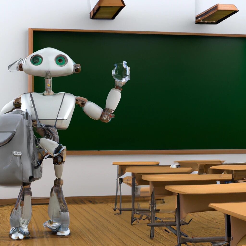 Comment les intelligences articielles seront-elles utilisées dans les écoles ? // Source : Dalle E Comment les intelligences articielles seront-elles utilisées dans les écoles ? // Source : Dalle E
