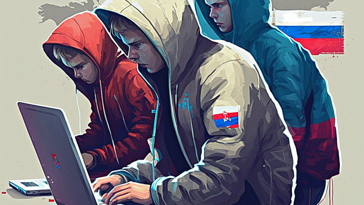 Des hacktivistes russes s'attaquent à des sites au hasard. // Source : Midjourney Des hacktivistes russes s'attaquent à des sites au hasard. // Source : Midjourney
