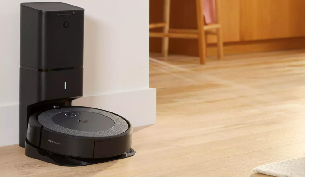 La base du Roomba i5+ est peu discrète // Source : iRoboto La base du Roomba i5+ est peu discrète // Source : iRoboto