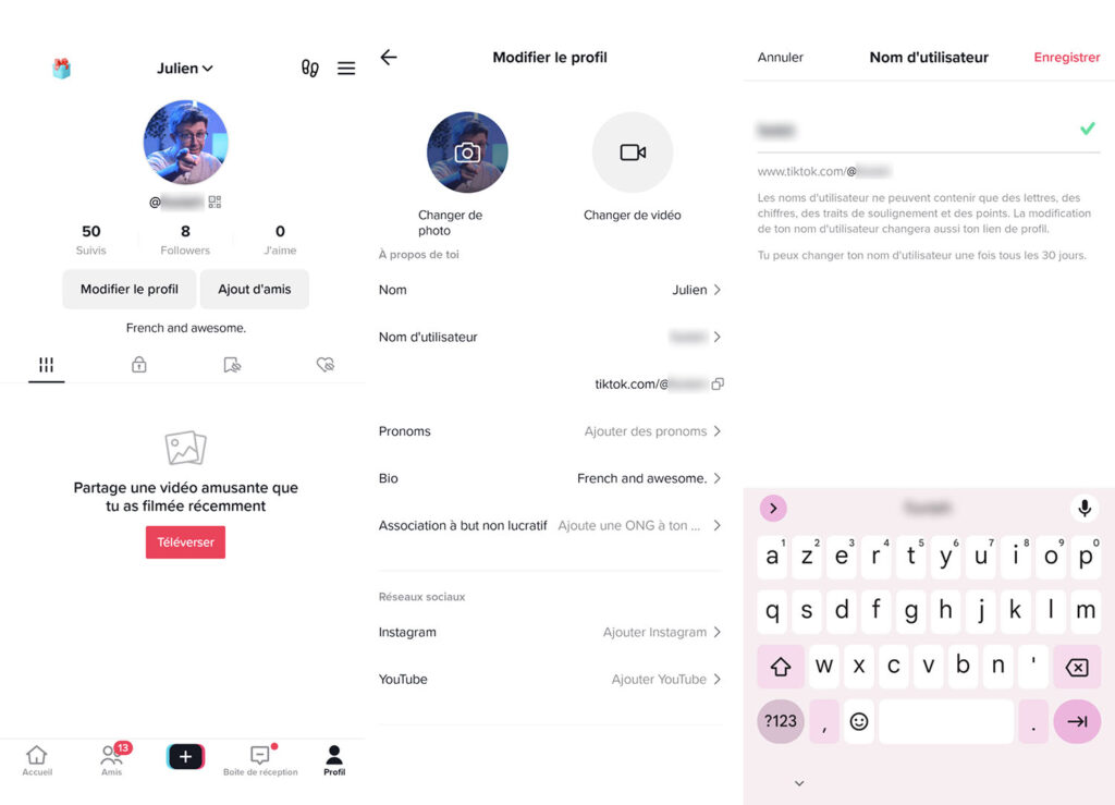 Tiktok pseudo Tiktok pseudo
