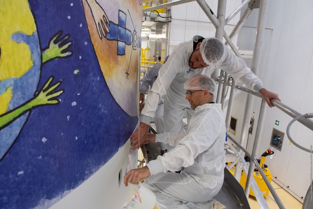 Ariane 5 JUICE dessin Ariane 5 JUICE dessin