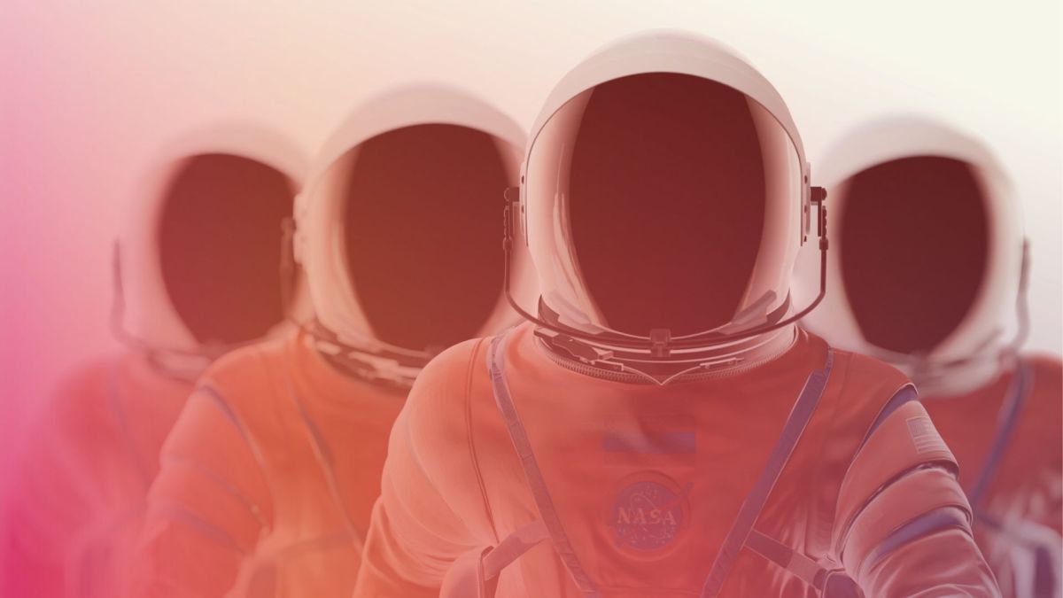 Les combinaisons des futurs astronautes lunaires ? // Source : Nasa (modifié avec Canva) Les combinaisons des futurs astronautes lunaires ? // Source : Nasa (modifié avec Canva)