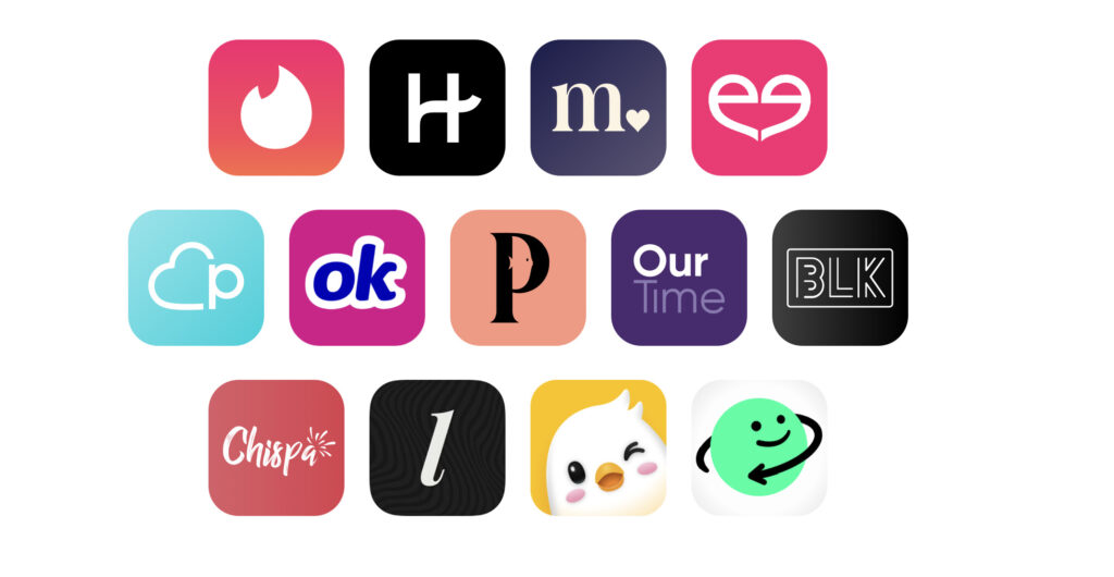 Hinge appartient au même groupe que Tinder, OK Cupid et Meetic. // Source : Match Group Hinge appartient au même groupe que Tinder, OK Cupid et Meetic. // Source : Match Group