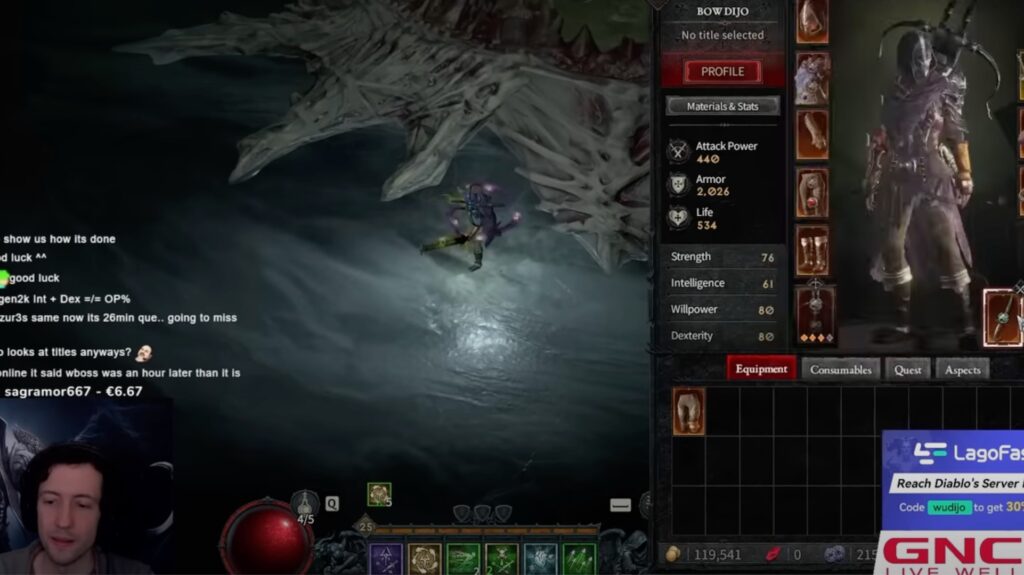 Il bat le boss le plus puissant de Diablo IV seul // Source : Capture YouTube Il bat le boss le plus puissant de Diablo IV seul // Source : Capture YouTube