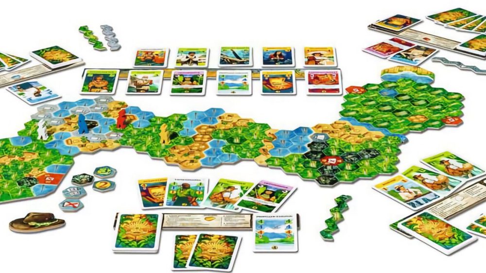 Une partie à quatre en cours // Source : Ravensburger Une partie à quatre en cours // Source : Ravensburger