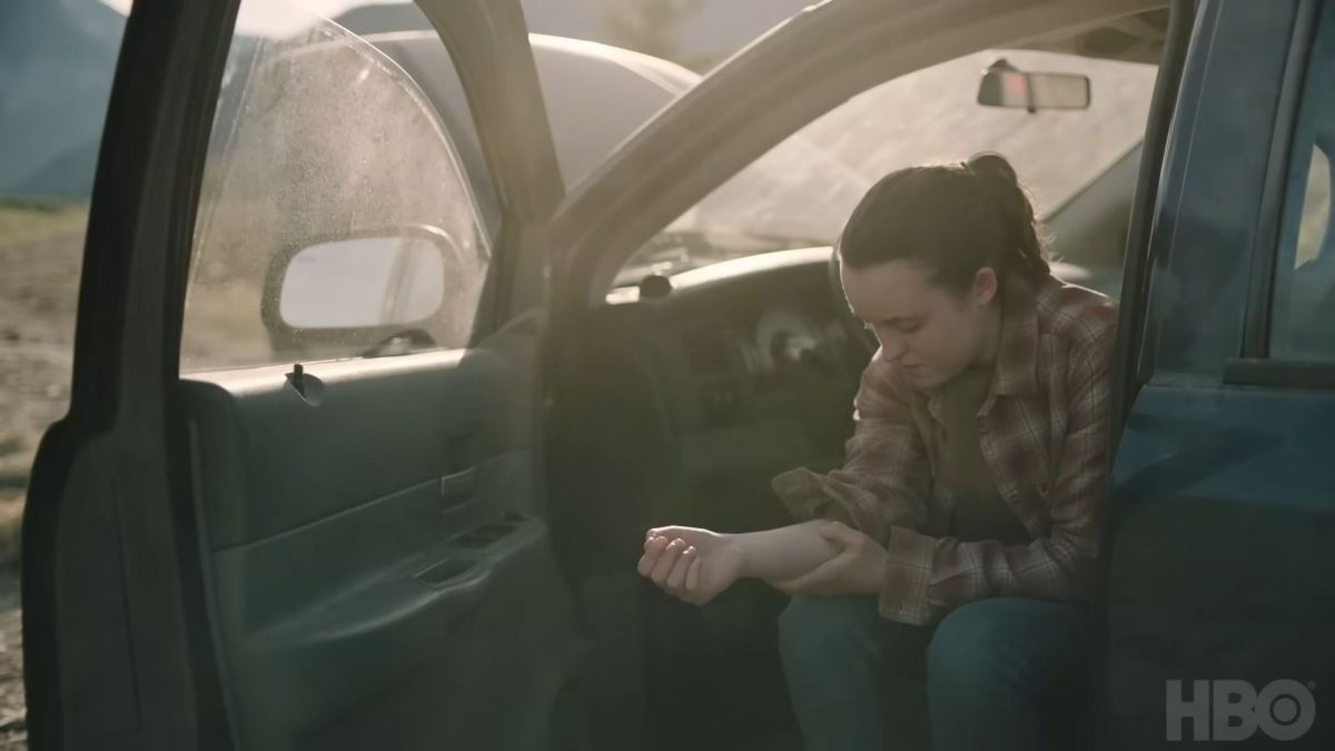 Ellie / Bella Ramsey dans l'épisode 9 de The Last of Us. // Source : HBO Ellie / Bella Ramsey dans l'épisode 9 de The Last of Us. // Source : HBO