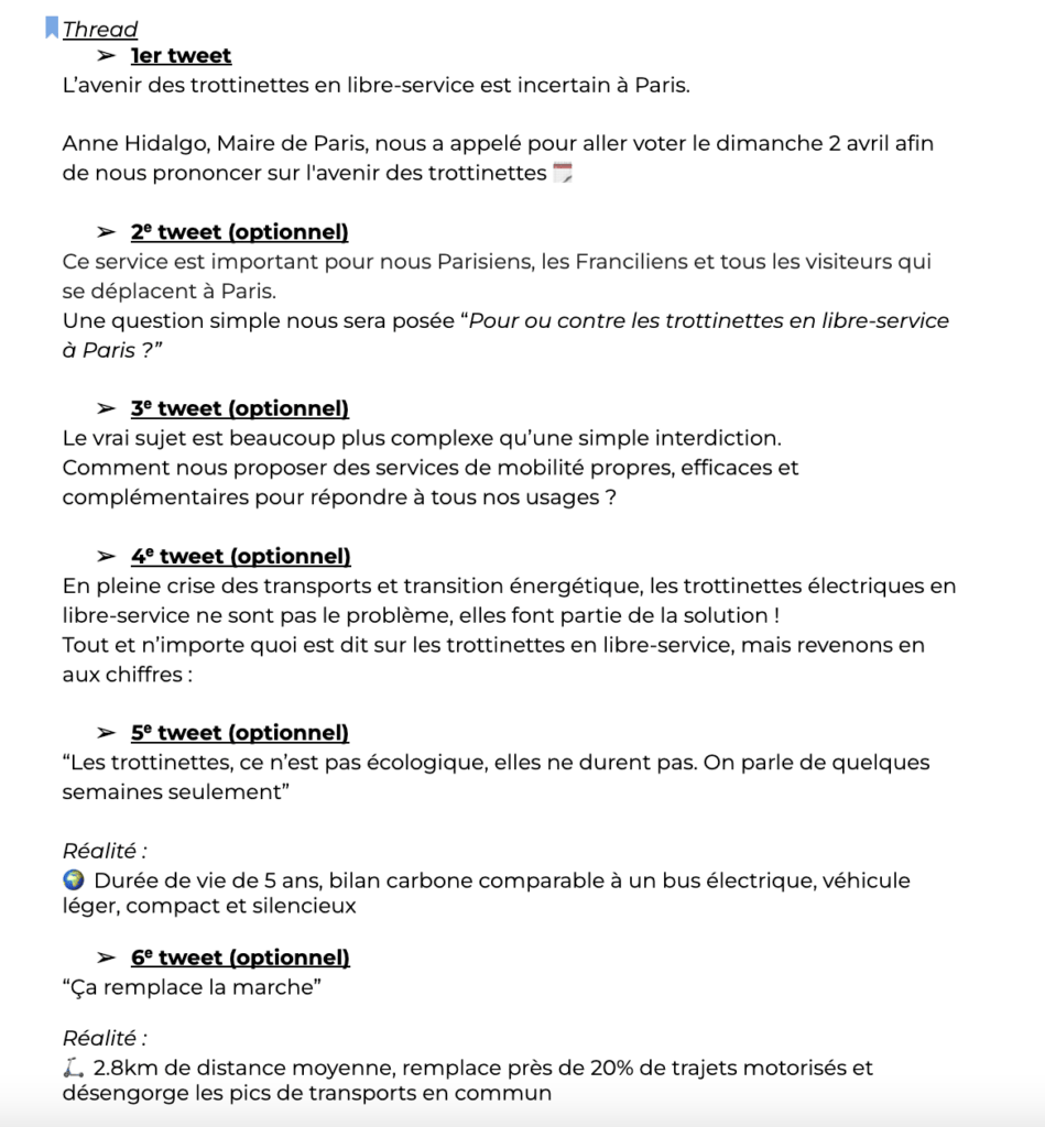 Un exemple de messages préparés par les opérateurs, à partager sur Twitter // Source : Capture d'écran Numerama Un exemple de messages préparés par les opérateurs, à partager sur Twitter // Source : Capture d'écran Numerama