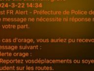 L'alerte FR-ALERT envoyée à Paris dans le 15ème arrondissement. // Source : Capture Numerama L'alerte FR-ALERT envoyée à Paris dans le 15ème arrondissement. // Source : Capture Numerama
