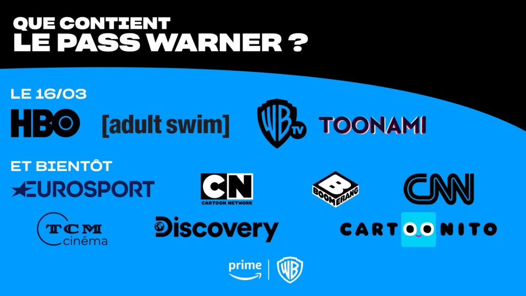 Pass Warner sur Amazon Prime Video // Source : Amazon Pass Warner sur Amazon Prime Video // Source : Amazon