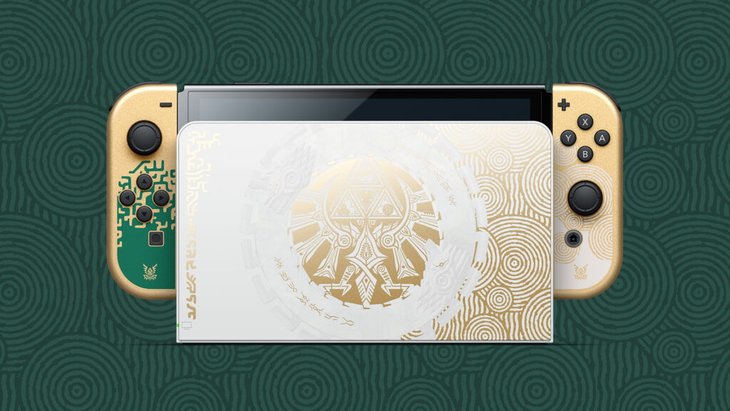 Switch Oled Zelda TOTK // Source : Nintendo Switch Oled Zelda TOTK // Source : Nintendo