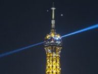 La conjonction entre Vénus et Jupiter. // Source : Via Twitter @j_desmars (photo recadrée) La conjonction entre Vénus et Jupiter. // Source : Via Twitter @j_desmars (photo recadrée)