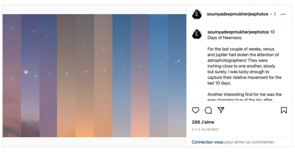 L'image originale publiée sur Instagram. // Source : Instagram soumyadeepmukherjeephotos L'image originale publiée sur Instagram. // Source : Instagram soumyadeepmukherjeephotos