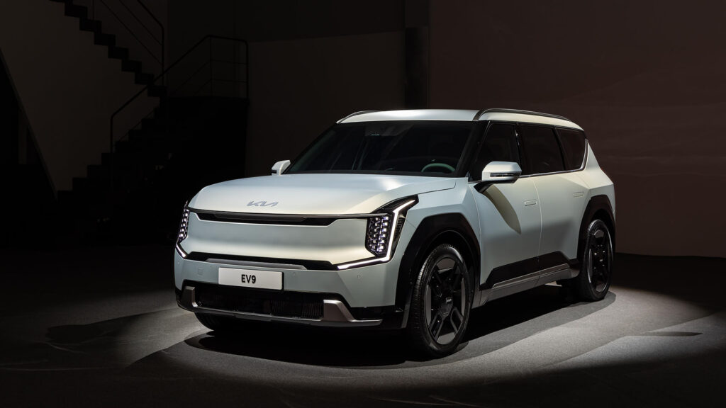 Le Kia EV9 100 % électrique // Source : Kia Le Kia EV9 100 % électrique // Source : Kia