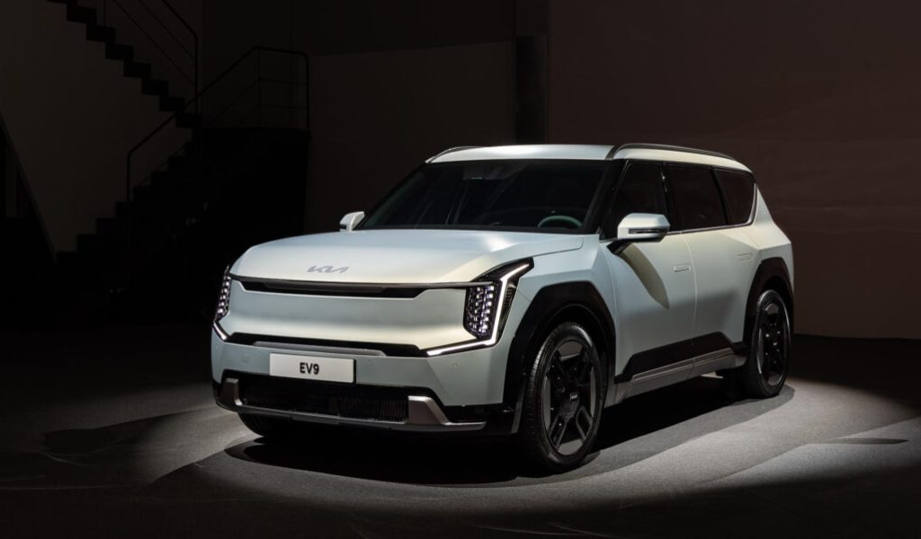 Le Kia EV9 100 % électrique // Source : Kia Le Kia EV9 100 % électrique // Source : Kia