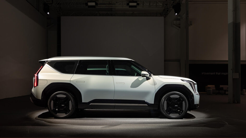 EV9 : un look très massif et 5m de long // Source : Kia EV9 : un look très massif et 5m de long // Source : Kia