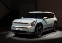 Le Kia EV9 100 % électrique // Source : Kia Le Kia EV9 100 % électrique // Source : Kia