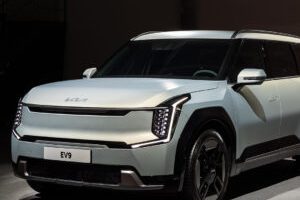 Le Kia EV9 100 % électrique // Source : Kia Le Kia EV9 100 % électrique // Source : Kia