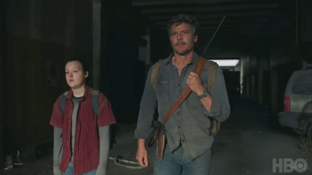 Ellie et Joel dans l'épisode 9 de The Last of Us. // Source : HBO Ellie et Joel dans l'épisode 9 de The Last of Us. // Source : HBO