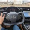 test du Volant Papillon Lexus // Source : Raphaelle Baut