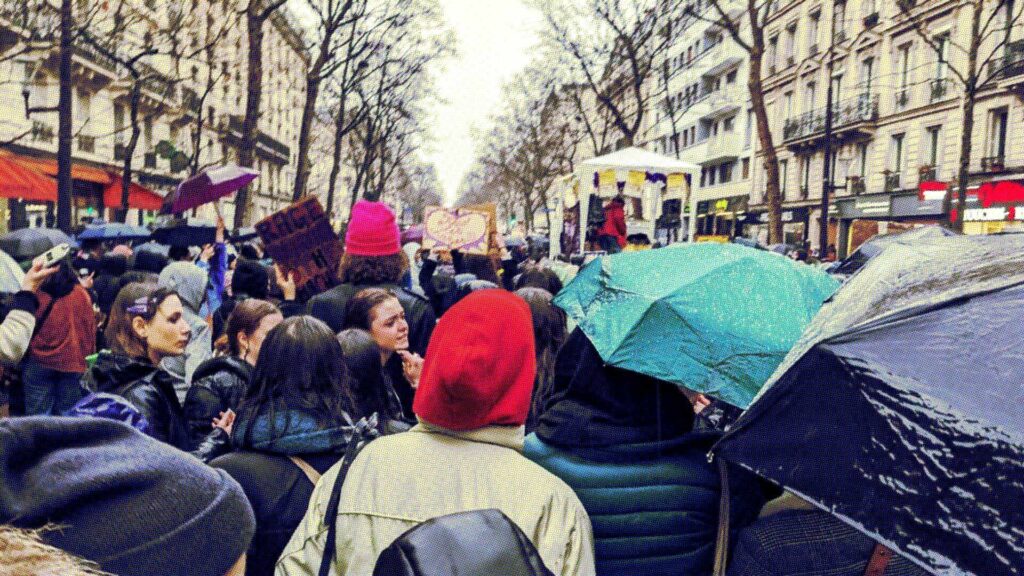 La grève féministe du 8 mars 2023 à Paris // Source : Aurore Gayte pour Numerama La grève féministe du 8 mars 2023 à Paris // Source : Aurore Gayte pour Numerama