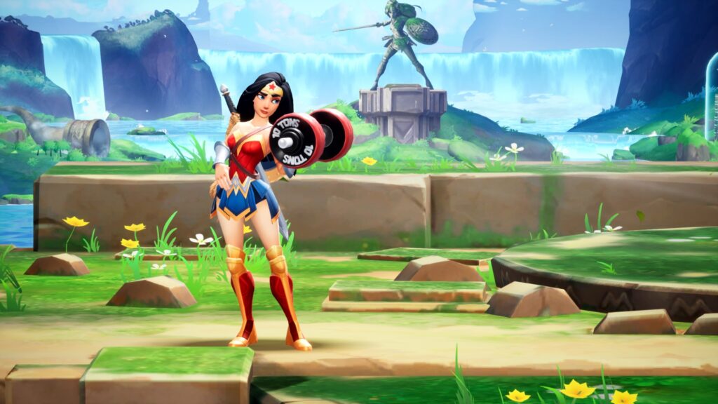 Wonder Woman, prête à affronter Sammy // Source : MultiVersus Wonder Woman, prête à affronter Sammy // Source : MultiVersus