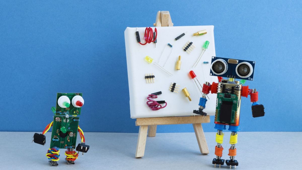 L'école des robots. // Source : Canva L'école des robots. // Source : Canva