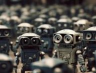 Des petits robots perdus // Source : Numerama / Midjourney Des petits robots perdus // Source : Numerama / Midjourney