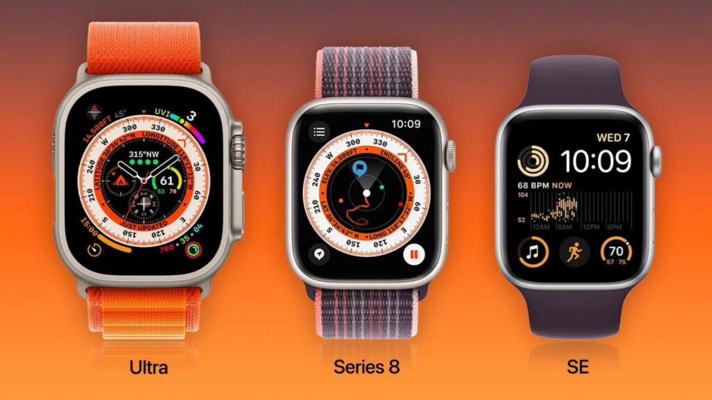 LEs trouis principales Apple Watch sur le marché // Source : Apple LEs trouis principales Apple Watch sur le marché // Source : Apple