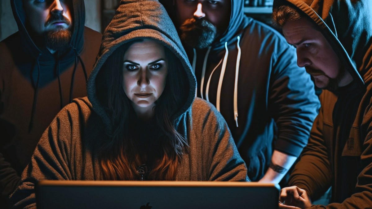 Un tiers des hackers criminels seraient des femmes // Source : Midjourney/Numerama Un tiers des hackers criminels seraient des femmes // Source : Midjourney/Numerama