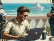 Le pirate résidait en Croatie depuis une dizaine d'années. // Source : Midjourney Le pirate résidait en Croatie depuis une dizaine d'années. // Source : Midjourney