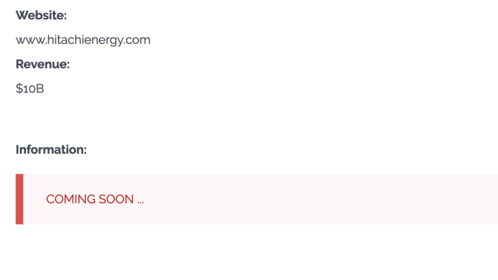 La revendication de l'attaque contre Hitachi sur le site darknet. // Source : Numerama La revendication de l'attaque contre Hitachi sur le site darknet. // Source : Numerama