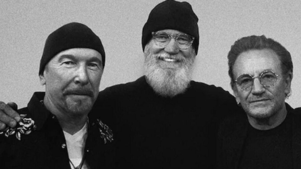 Bono & The Edge: A Sort of Homecoming, with Dave Letterman // Source : Disney+ Bono & The Edge: A Sort of Homecoming, with Dave Letterman // Source : Disney+