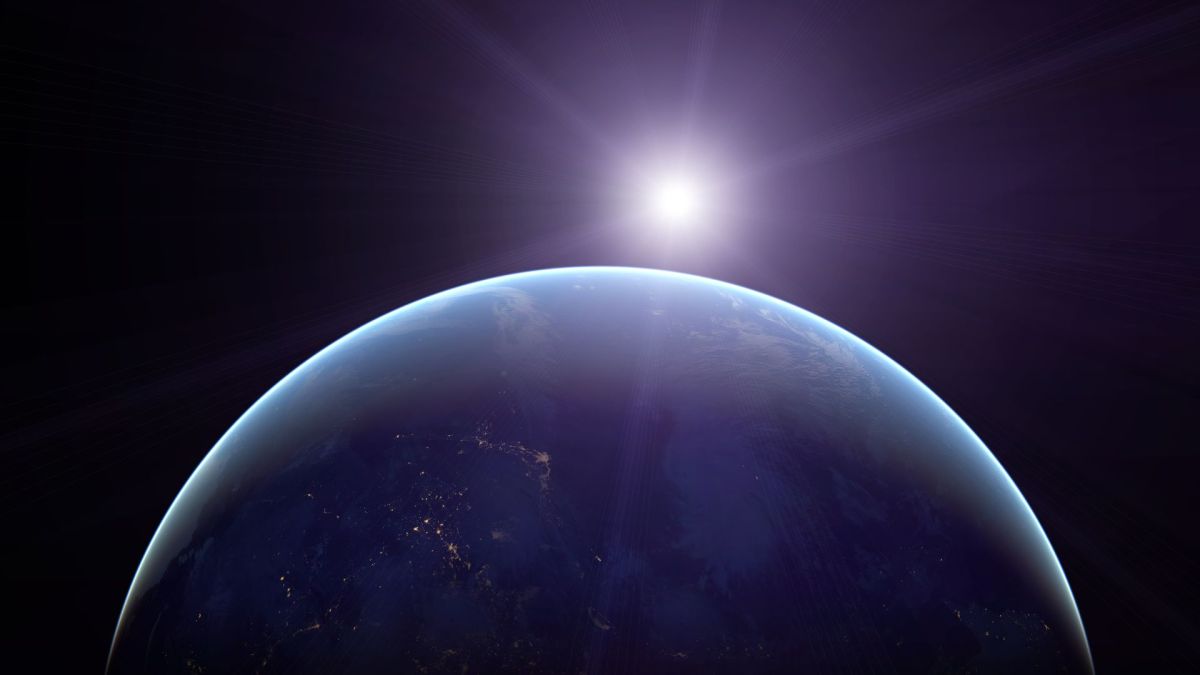 La Terre et le Soleil. // Source : Canva La Terre et le Soleil. // Source : Canva