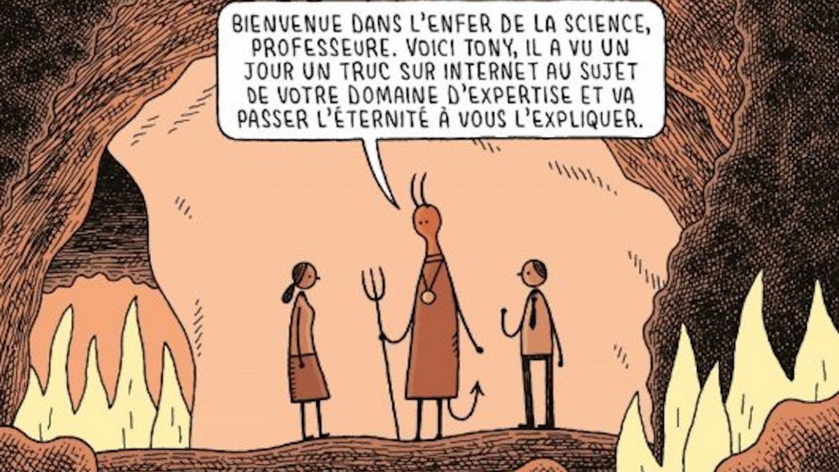Un extrait du Département des théories fumeuses // Source : Tom Gauld Un extrait du Département des théories fumeuses // Source : Tom Gauld